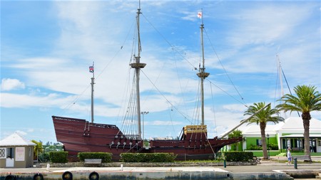 Replica of the ship Deliverance