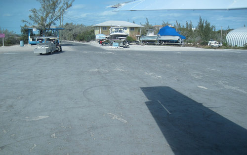 Airstrip at Staniel Cay